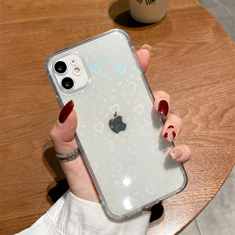 Holographic Transparent Case for iPhone