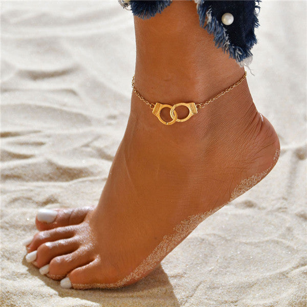 Simple Chain Anklet 3 pcs Set