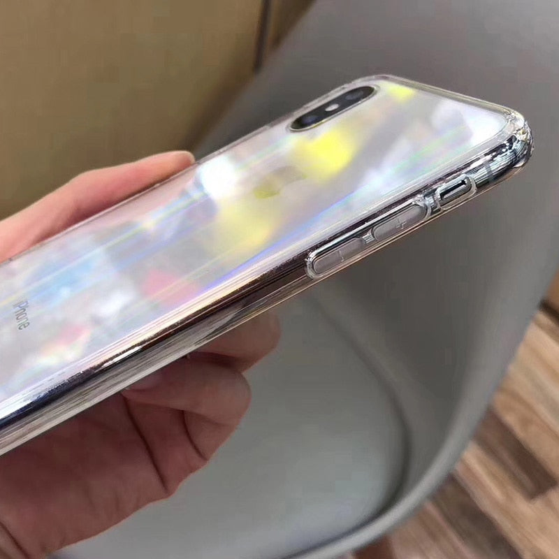 Holographic Transparent Case for iPhone