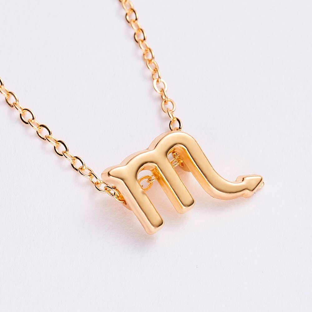 Zodiac Sign Pendant Necklace