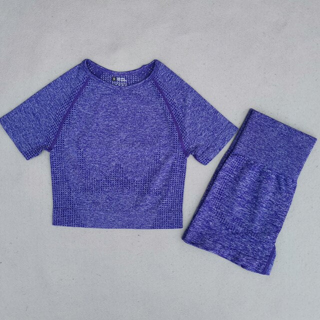 Seamless Short Sleeve 2PC Set