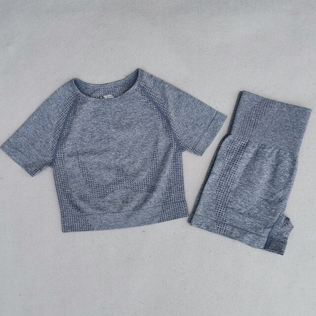 Seamless Short Sleeve 2PC Set
