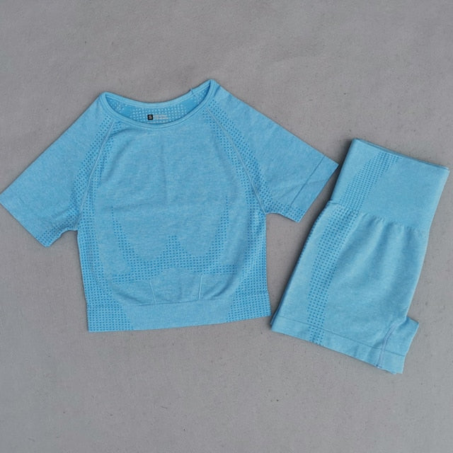 Seamless Short Sleeve 2PC Set