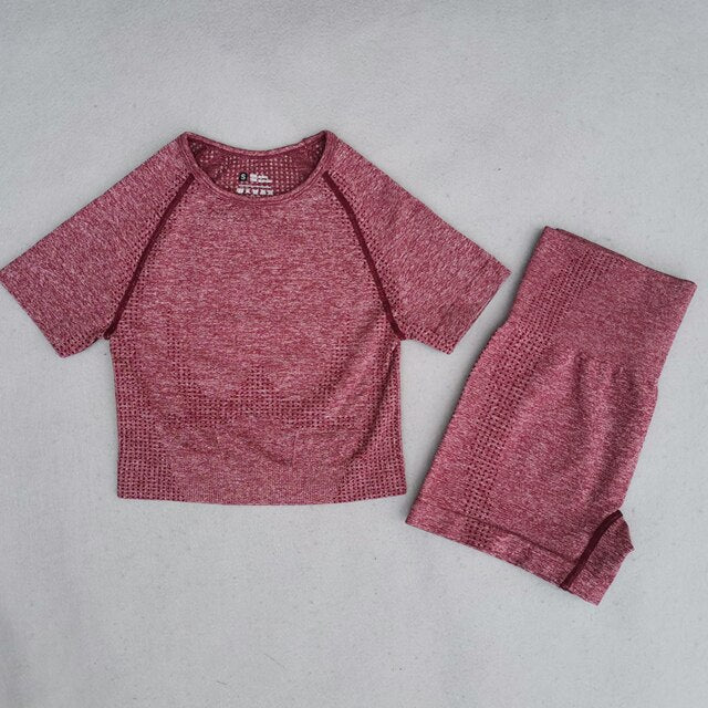 Seamless Short Sleeve 2PC Set