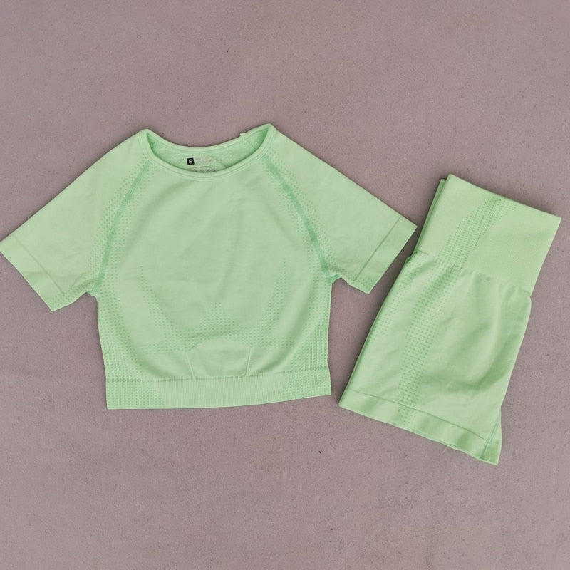 Seamless Short Sleeve 2PC Set