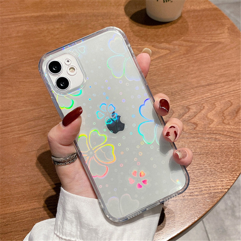 Holographic Transparent Case for iPhone