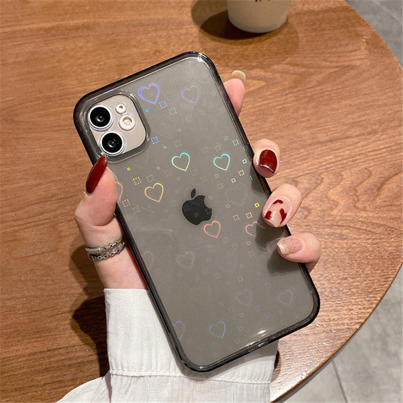 Holographic Transparent Case for iPhone