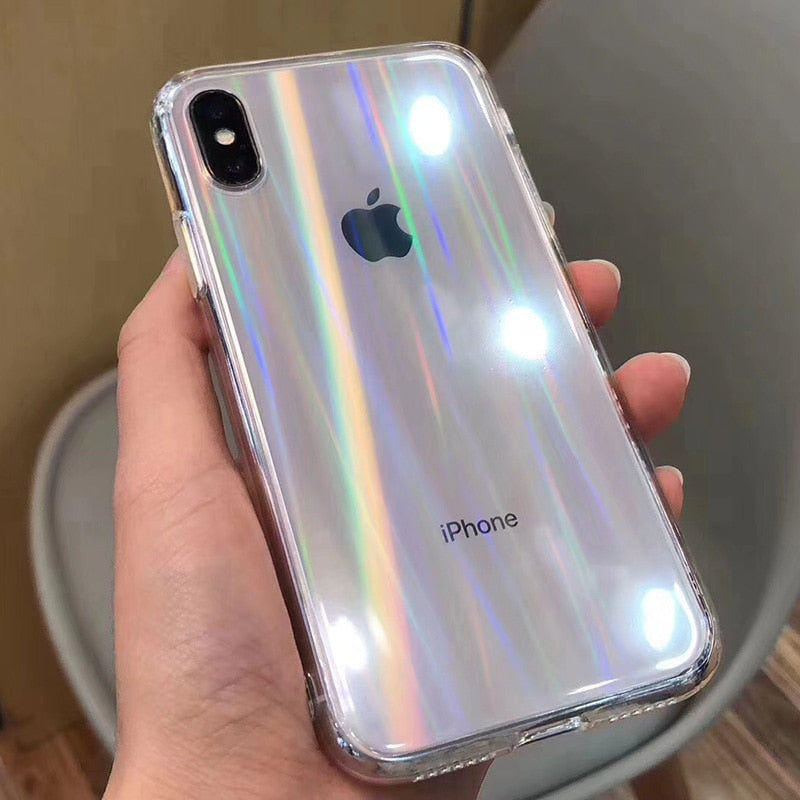 Holographic Transparent Case for iPhone