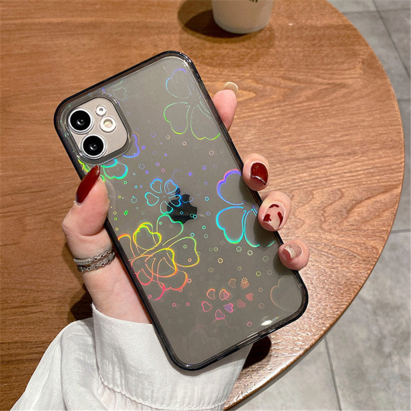 Holographic Transparent Case for iPhone